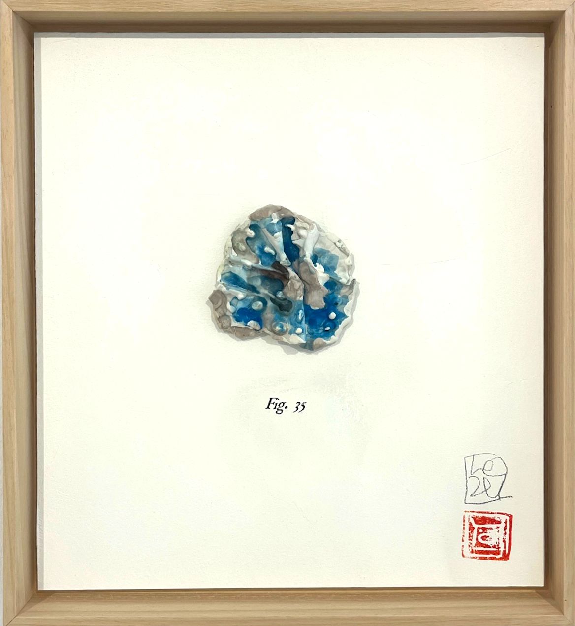 Fig 35 bajorrelieve: aguada sobre yeso 43x38 cm 500 €