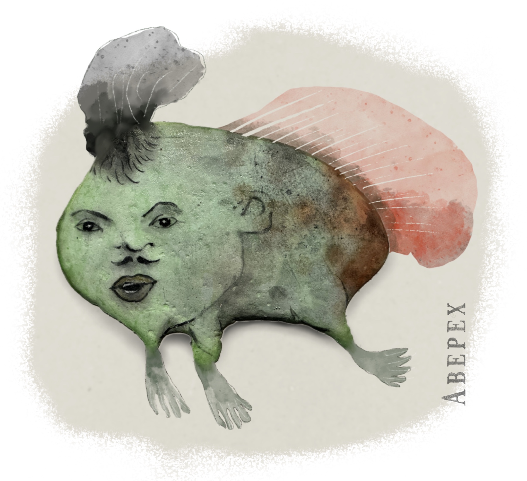 Relieve policromado de la serie inventario fantastico, obra original de luis zambrano valdivia